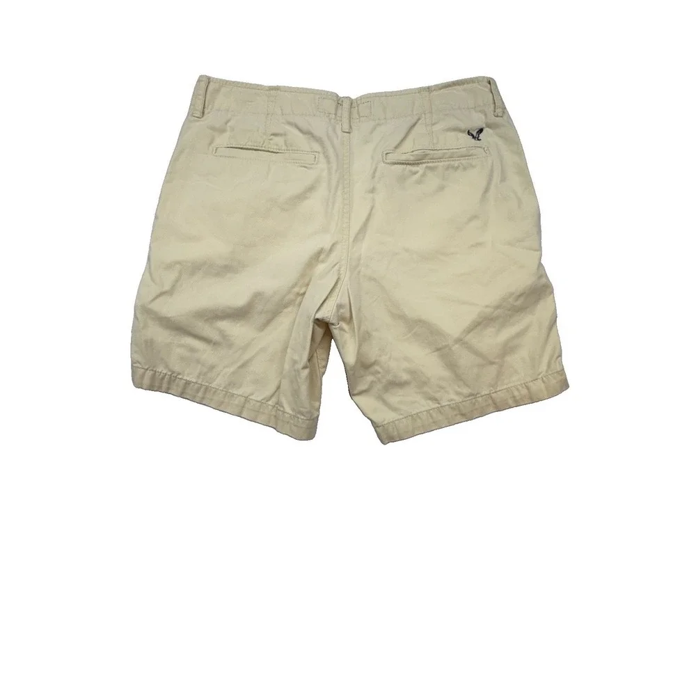 American Eagle Outfitters Prep Chino Shorts Mens 32 Yellow Classic